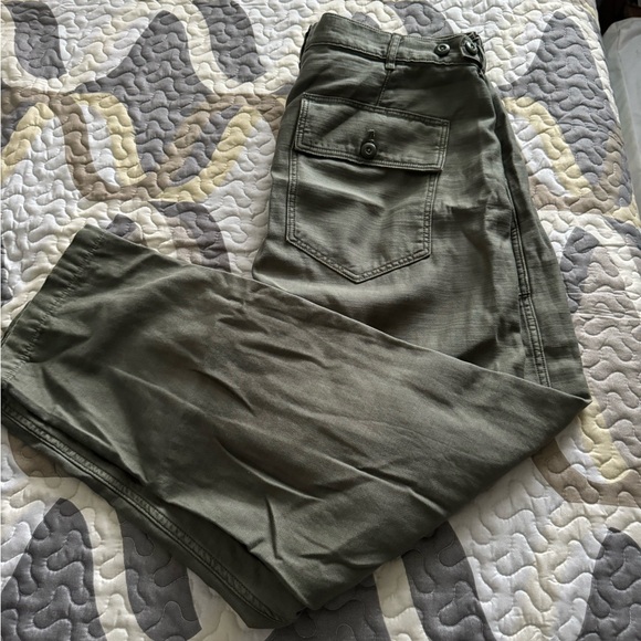 American eagle green straight leg pants size 14 - Picture 4 of 4